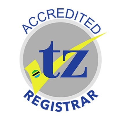 Tanzania .TZ Accredited Registrar badge